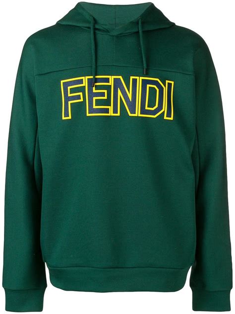 green fendi hoodie|fendi hoodie men's cheap.